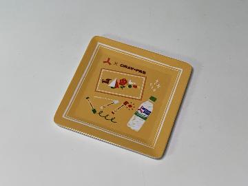 三ツ矢サイダー × サクラクレパス 三ツ矢オリジナル スクエアプレート 全4種