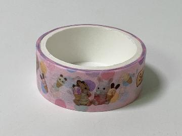 シルバニアファミリー シルバニアチケット付き オリジナルマスキングテープ 全4種