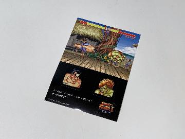 ストリートファイター オリジナルB6ステッカー 全6種