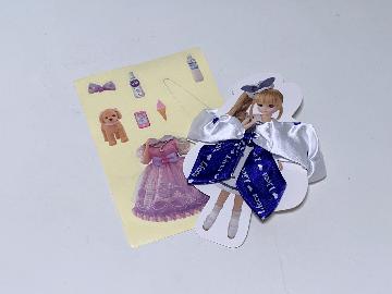 オリジナルトミカ 「カルピス」キャンピングカー・「カルピス」リカちゃんリボン付きシュシュ＆着せ替えシールセット