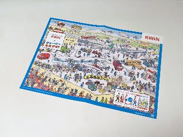 キリンオリジナル ウォーリーをさがせ！ お風呂ポスター 全4種