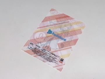 ホロライブ 撮りおろし AR限定ボイス付き A5サイズクリアファイル 全4種