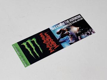 モンスターエナジー×マキシマム ザ ホルモン アタリクジ付きステッカー 全3種