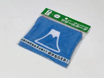 綾鷹 × 本品堂 縁起柄 オリジナル フリースポーチ 全4種