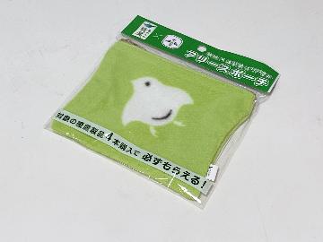 綾鷹 × 本品堂 縁起柄 オリジナル フリースポーチ 全4種