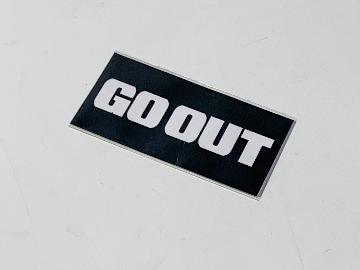 GO OUT ステッカー 全2種