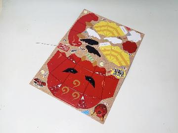 組み立てて遊ぼう！節分の鬼マスク