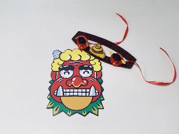 ペットと楽しむ鬼ちゃんカチューシャ 