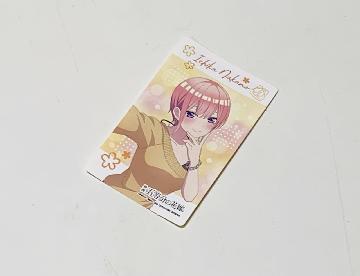 五等分の花嫁 ARフォトフレーム付きステッカー 全5種