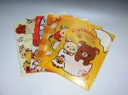 ローソンオリジナルリラックマクリアファイル