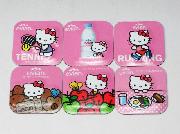 ハローキティ with evian の1日マグネット