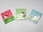 やすらぎ気分のコーン茶　Hello Kitty　オリジナルあぶらとり紙