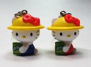 カール45周年記念　明治×HELLO KITTY　サークルKサンクス限定コラボストラップ