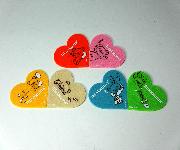 セブン-イレブン限定　Rilakkuma　ハートのフェルトコースター