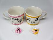 SKE48サイン入りマグカップ全2種/限定撮り下ろしメンバーチャーム付全16種