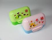 お茶犬＆お茶猫おにぎりお弁当箱