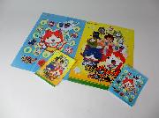 妖怪ウォッチ　セブン-イレブン限定オリジナル下敷き（シール付き）