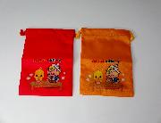 サークルＫサンクス限定　チキンラーメン×出前一丁　ひよこちゃん×出前坊やコラボ巾着