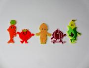 キユーピーとヤサイな仲間たち　ラバーマグネット